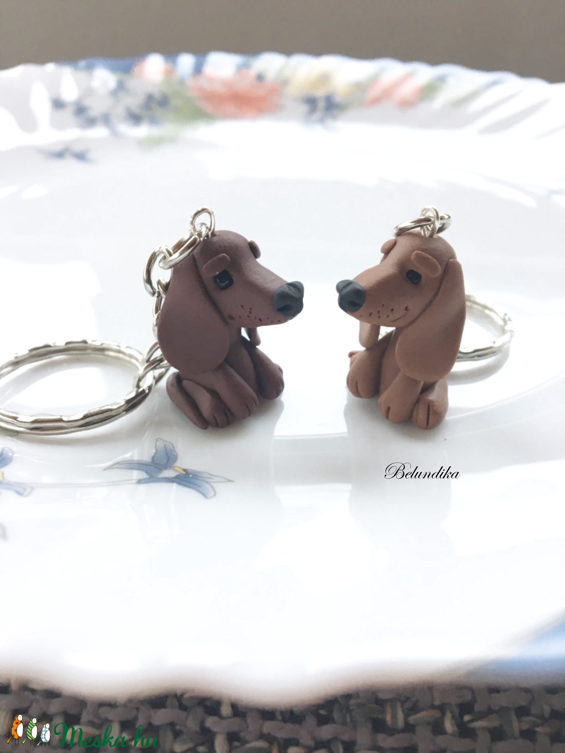 2 db tacskó kulcstartó -  - Meska.hu