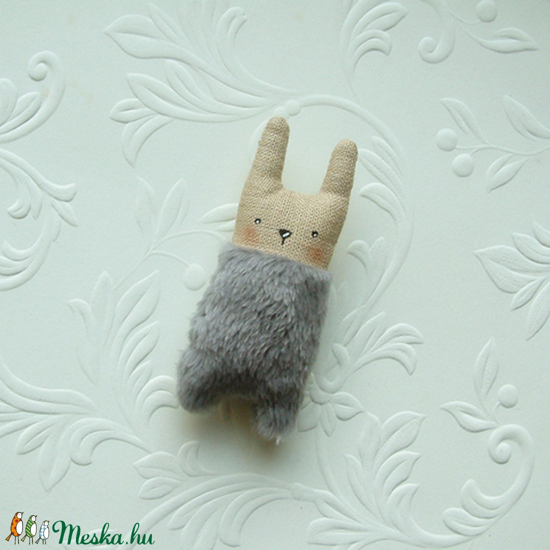 Mini nyuszi kitűző - - Meska.hu Mini nyuszi kitűző - - Meska.hu