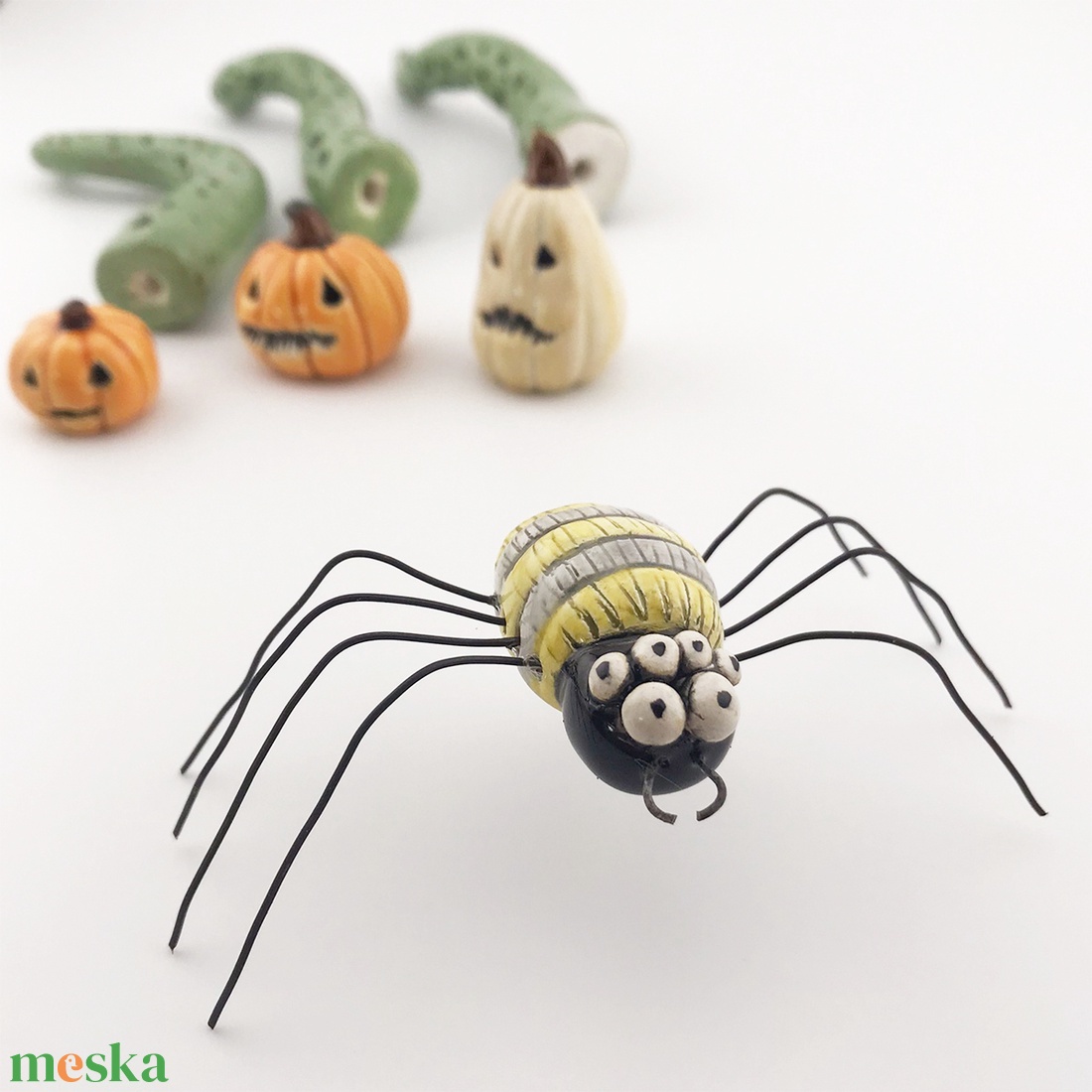 Halloween dekoráció - kerámia beszúró díszek - otthon & életmód - dekoráció - halloween - halloweeni dekoráció - Meska.hu Halloween dekoráció - kerámia beszúró díszek - otthon & életmód - dekoráció - halloween - halloweeni dekoráció - Meska.hu