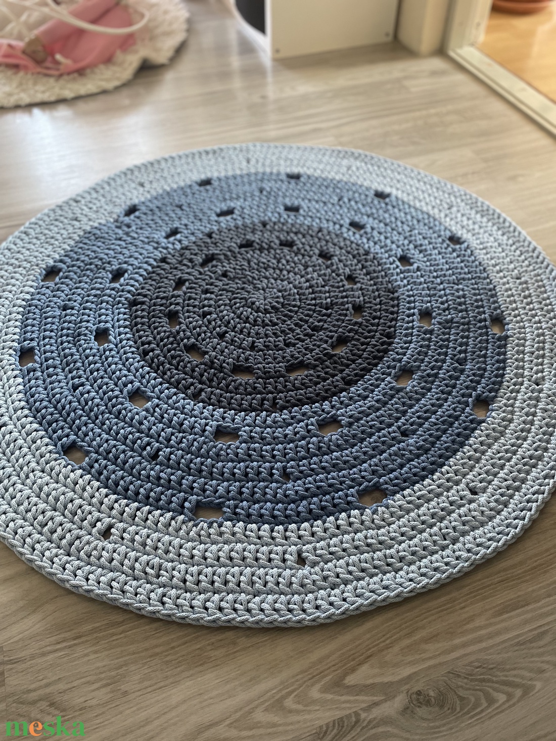 Horgolt szőnyeg - otthon & életmód - lakástextil - szőnyeg - horgolt szőnyeg - Meska.hu