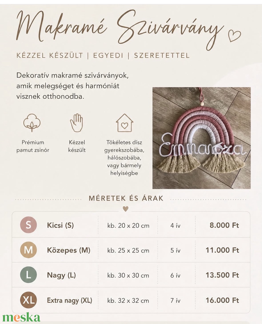 Szivárvány dekoráció - baba - mama - babaszoba dekoráció - babanév dekoráció - Meska.hu