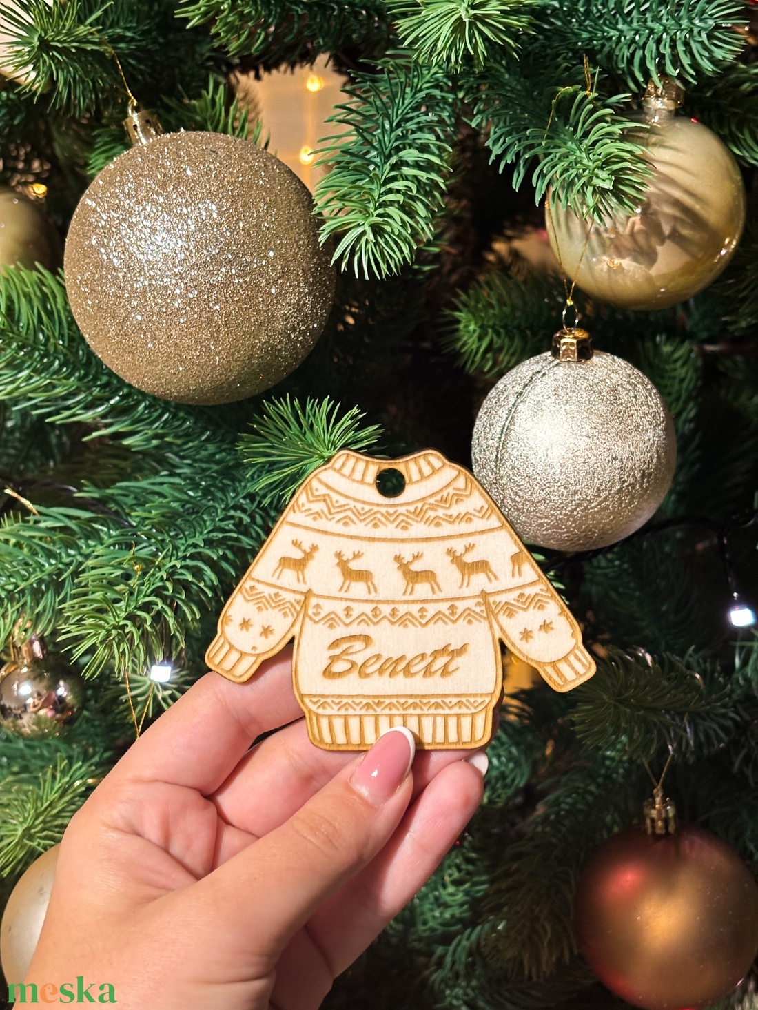 Karácsonyfa dísz fa dekor dekoráció - karácsony - karácsonyi lakásdekoráció - karácsonyfadíszek - Meska.hu