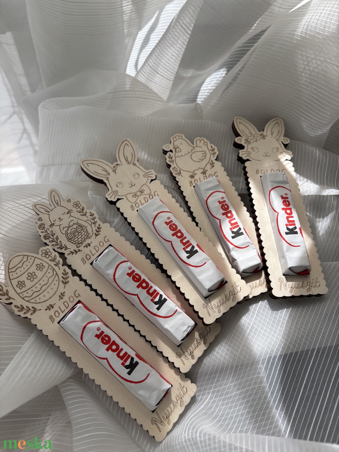 Húsvét csokoládé tartó óvoda ajándék - ünnepi díszek, dekorációk - húsvéti díszek és dekorációk - húsvéti ajándékátadó - Meska.hu