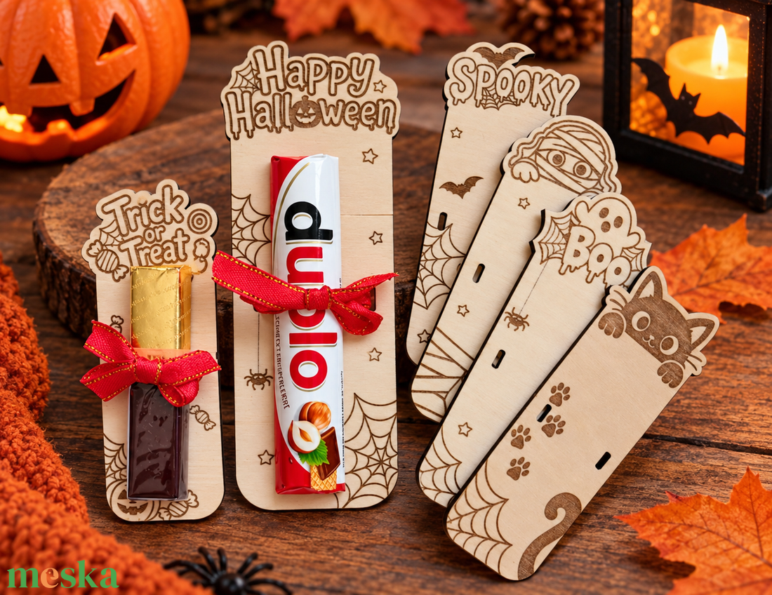 Halloween csokoládé tartó ajándék egyedi gyerekeknek - otthon & életmód - dekoráció - halloween - halloweeni dekoráció - Meska.hu