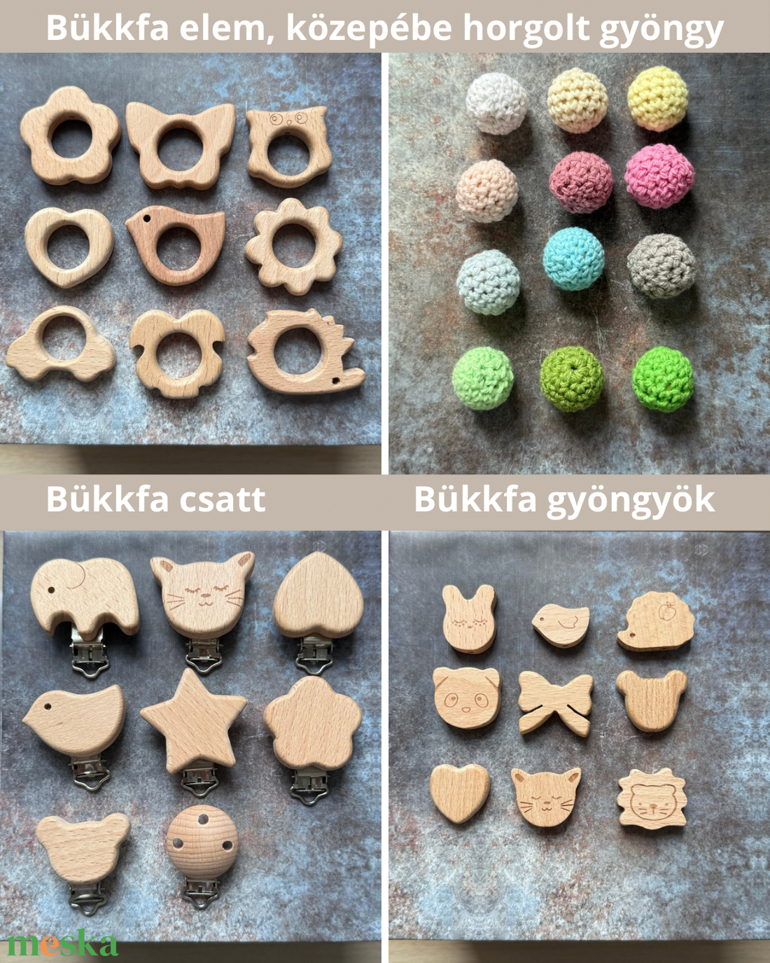 Cumilánc #01  Karamell  Zsálya  Antracit  - baba - mama - baba játékok - cumilánc - Meska.hu