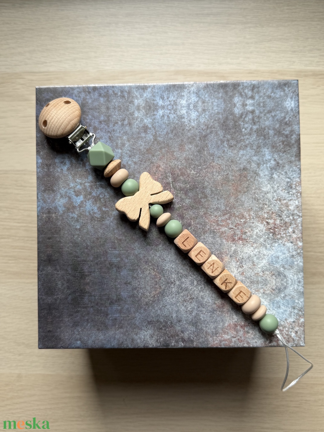 Cumilánc #05 Karamell Zsálya - baba - mama - baba játékok - cumilánc - Meska.hu