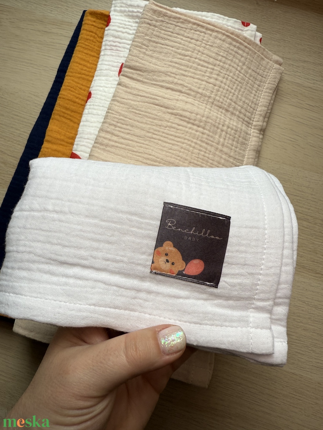 BABAKENDŐ #04 Fehér - baba - mama - baba ágynemű - babatakaró, gyerek pléd - Meska.hu