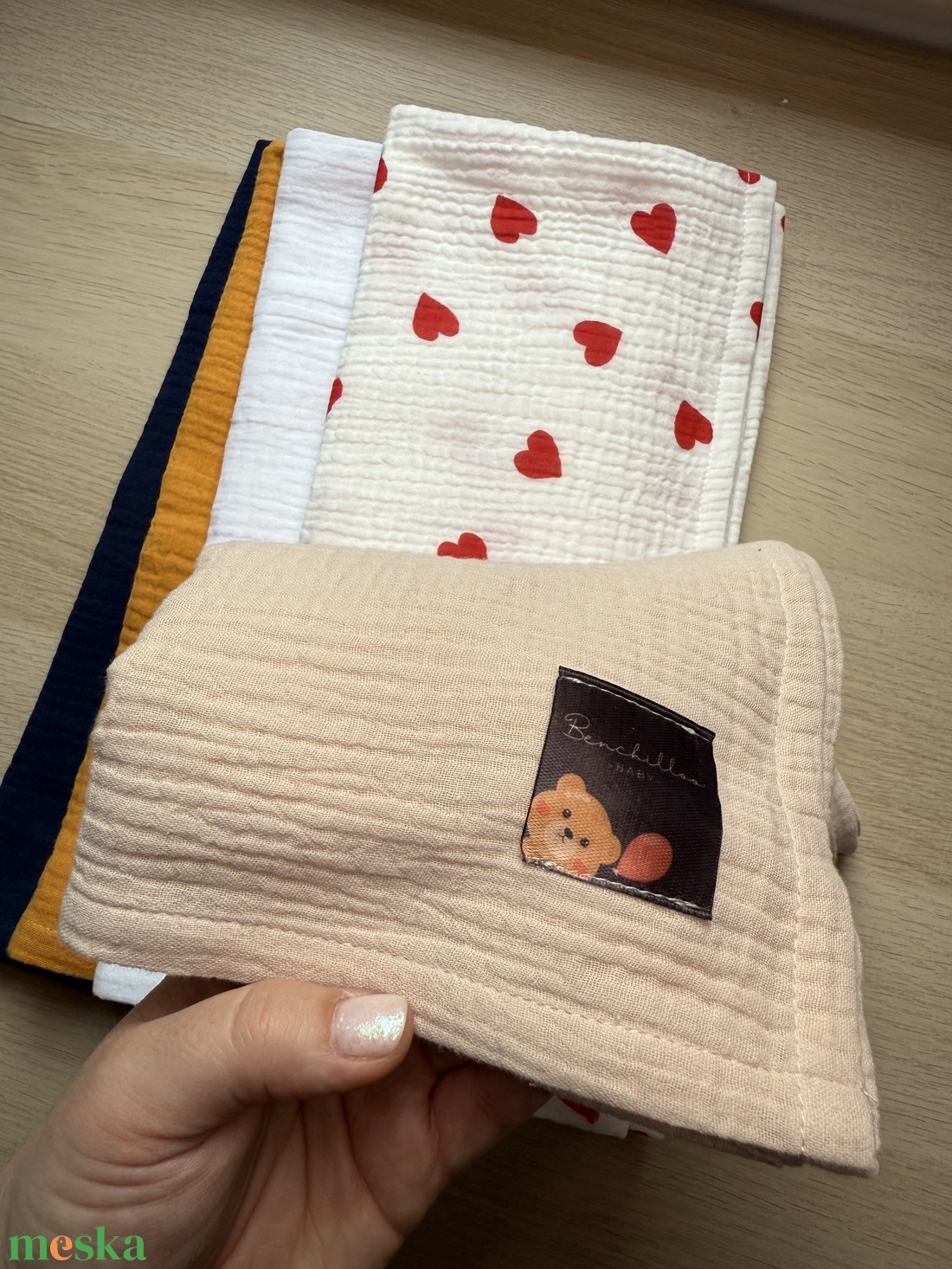 BABAKENDŐ #05 Bézs - baba - mama - baba ágynemű - babatakaró, gyerek pléd - Meska.hu