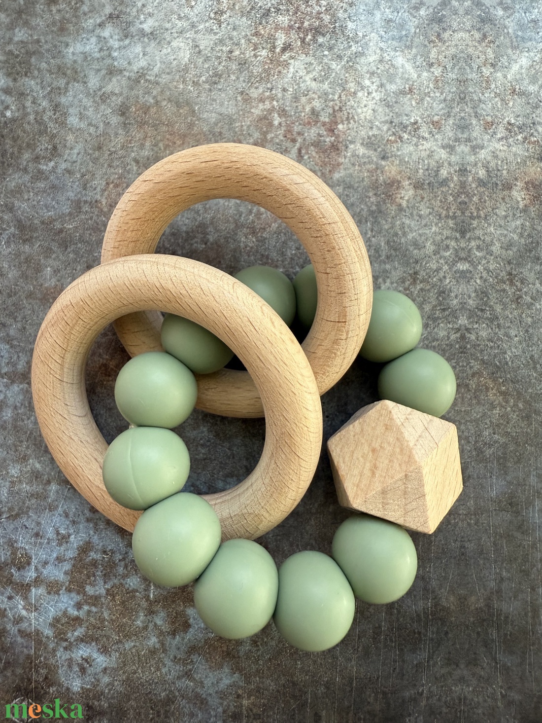 Csörgő rágóka # 27 Zs�lya - baba - mama - baba játékok - rágóka - Meska.hu