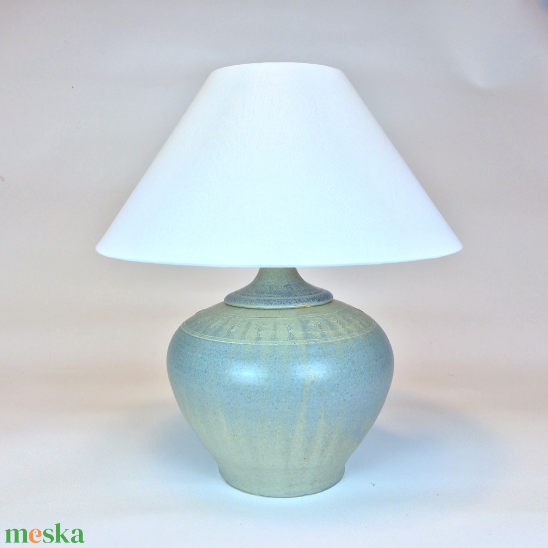Asztali lámpa 30cm x 38cm - Kerámia asztali lámpa - otthon & életmód - lámpa - asztali lámpa - Meska.hu