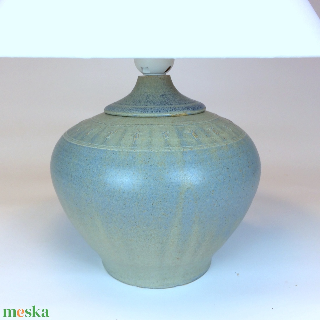 Asztali lámpa 30cm x 38cm - Kerámia asztali lámpa - otthon & életmód - lámpa - asztali lámpa - Meska.hu