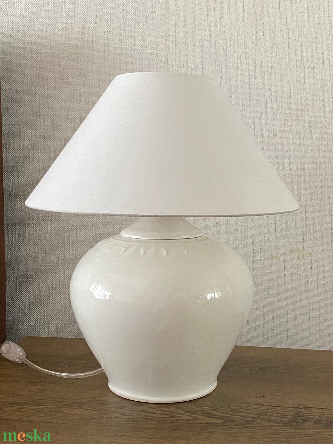Asztali lámpa 30cm x 38cm - Kerámia asztali lámpa - otthon & életmód - lámpa - asztali lámpa - Meska.hu