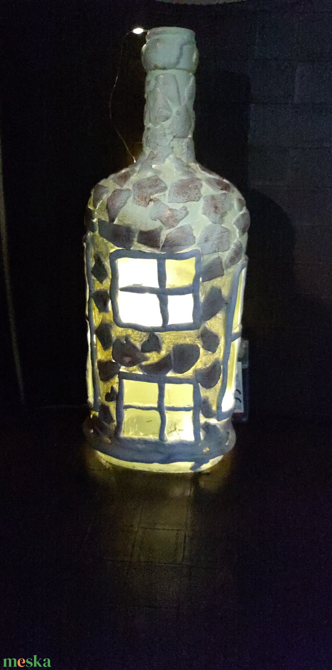 Házikó - otthon & életmód - dekoráció - asztal és polc dekoráció - díszüveg - Meska.hu