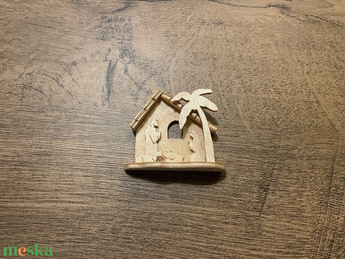 Mini betlehem  - karácsony - karácsonyi lakásdekoráció - karácsonyi lakásdíszek - Meska.hu