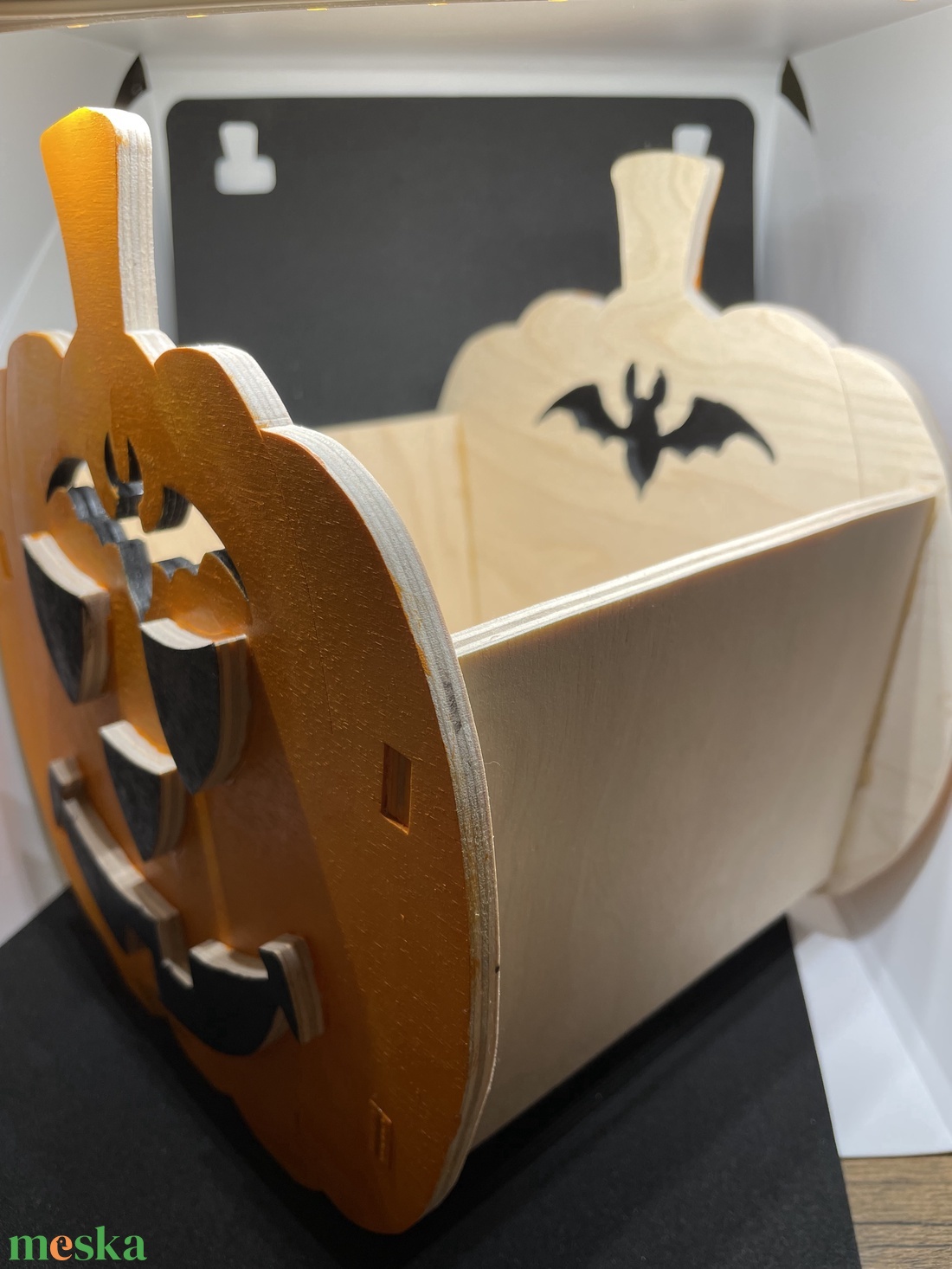 Tök tároló doboz - otthon & életmód - dekoráció - halloween - halloweeni dekoráció - Meska.hu