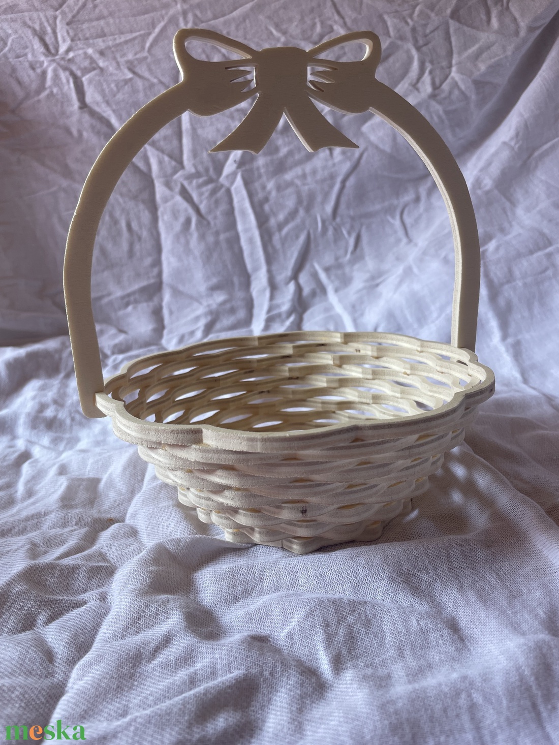 Masnis füles kosárka - otthon & életmód - tárolás & rendszerezés - tárolókosár - Meska.hu