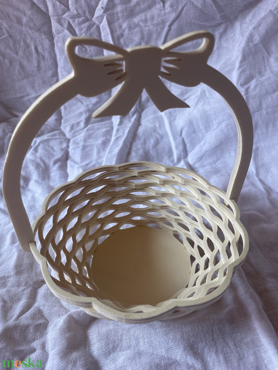 Masnis füles kosárka - otthon & életmód - tárolás & rendszerezés - tárolókosár - Meska.hu