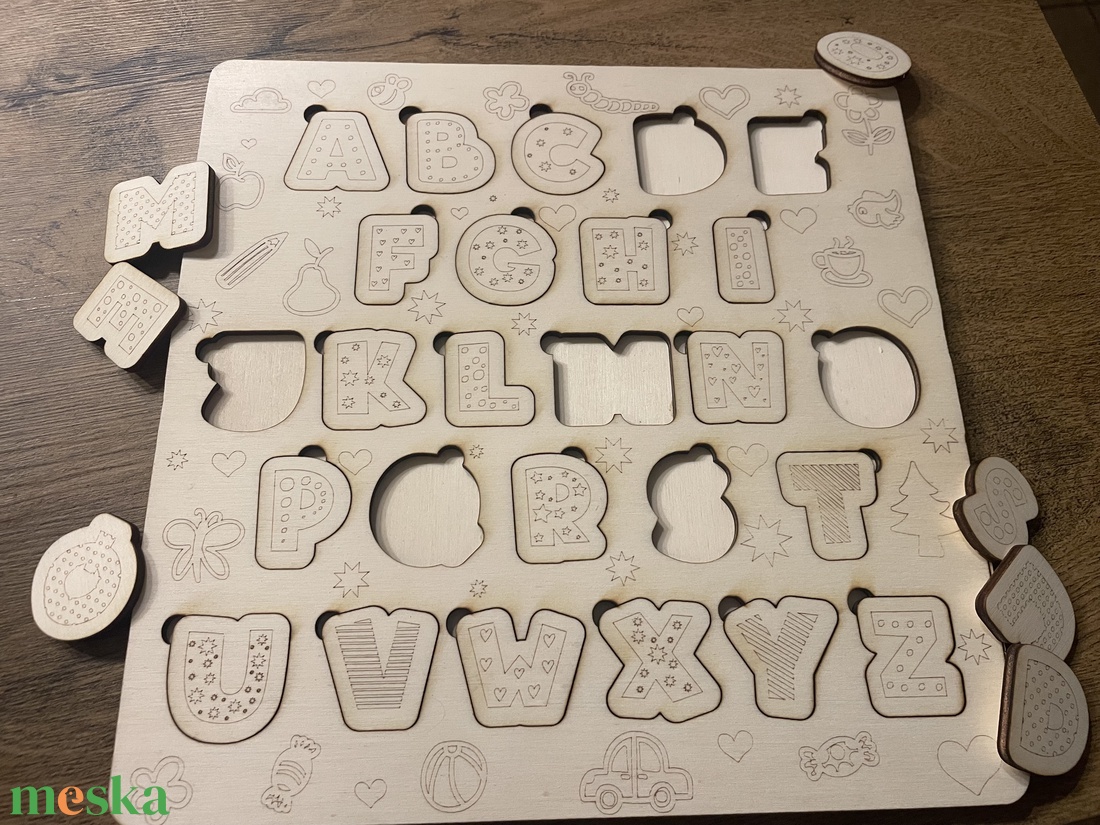 ABC puzzle - játék & sport - készségfejlesztő és logikai játék - szín és formaválogató játékok - Meska.hu ABC puzzle - játék & sport - készségfejlesztő és logikai játék - szín és formaválogató játékok - Meska.hu