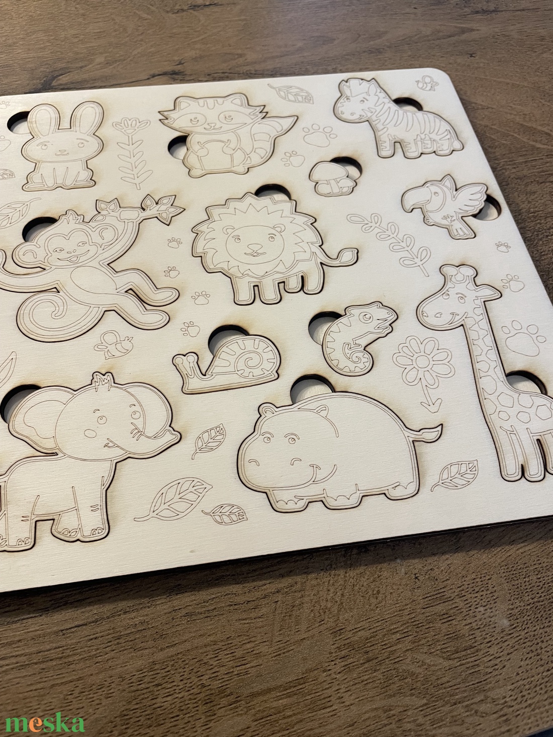 Afrikai állatos puzzle - játék & sport - készségfejlesztő és logikai játék - oktató játékok - Meska.hu Afrikai állatos puzzle - játék & sport - készségfejlesztő és logikai játék - oktató játékok - Meska.hu