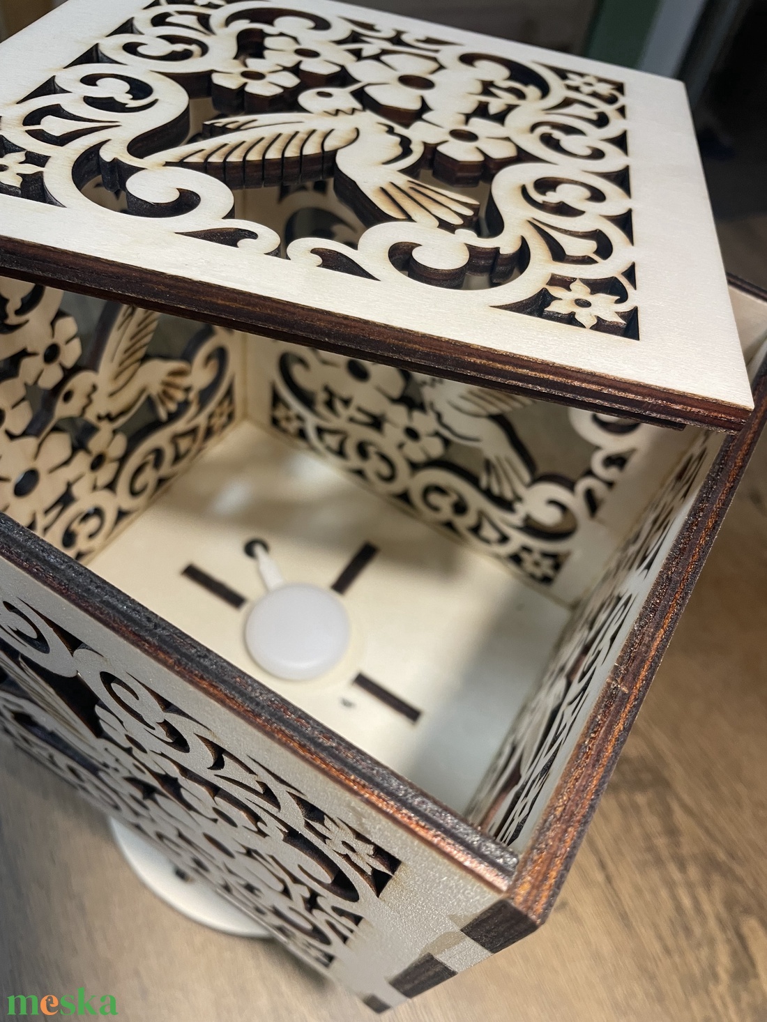 Madaras hangulat lámpa - otthon & életmód - lámpa - asztali lámpa - Meska.hu