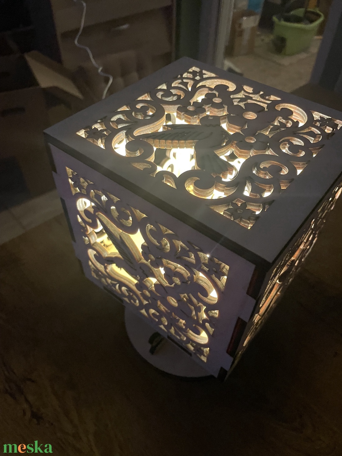 Madaras hangulat lámpa - otthon & életmód - lámpa - asztali lámpa - Meska.hu