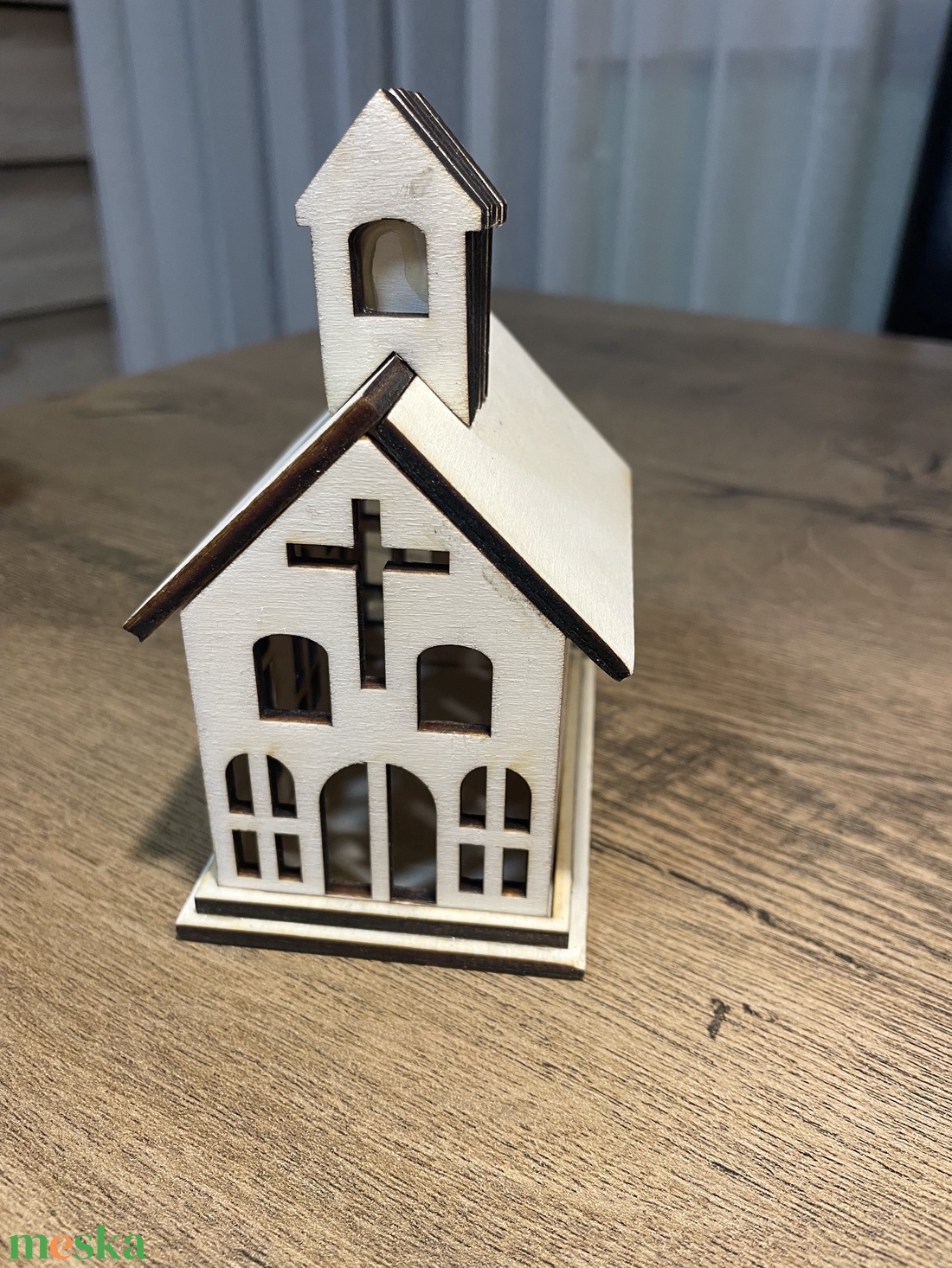 Mini templom  - esküvő - dekoráció - asztaldísz - Meska.hu