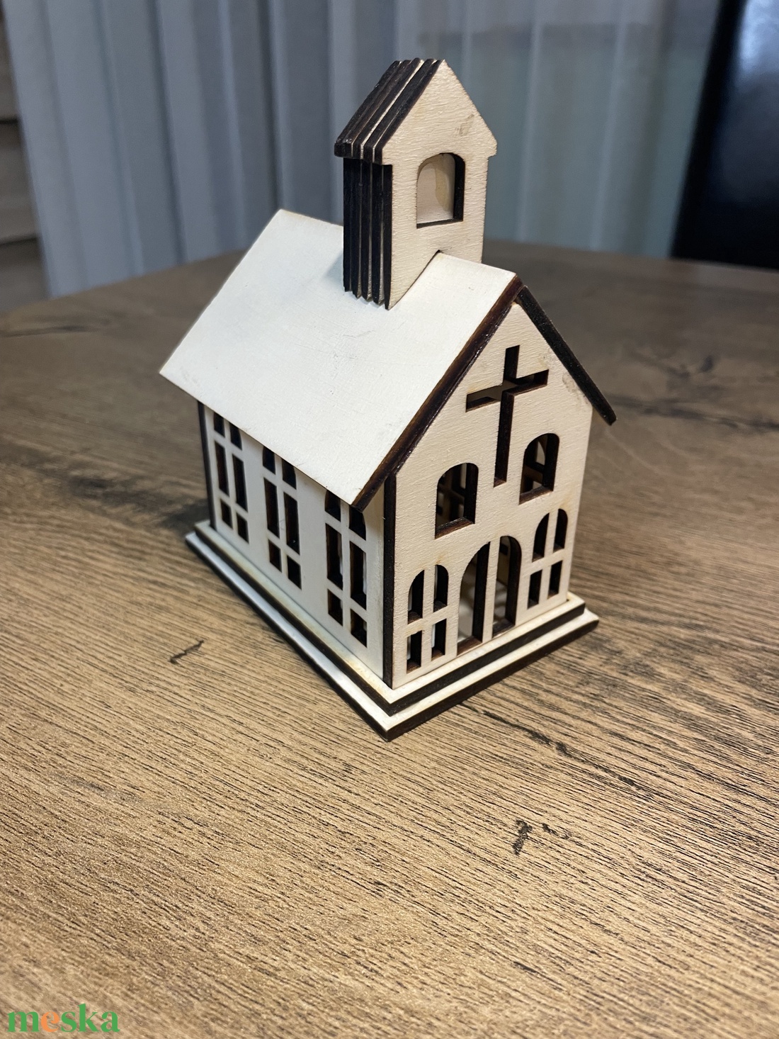 Mini templom  - esküvő - dekoráció - asztaldísz - Meska.hu