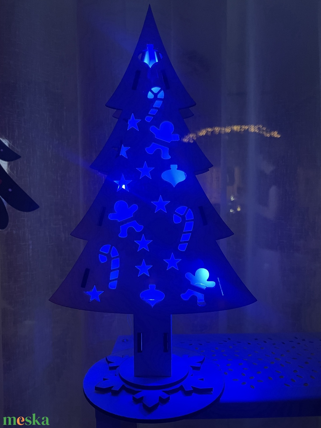 Karácsonyi ablakdísz - karácsony - karácsonyi lakásdekoráció - karácsonyi ablakdíszek, ablakmatricák - Meska.hu