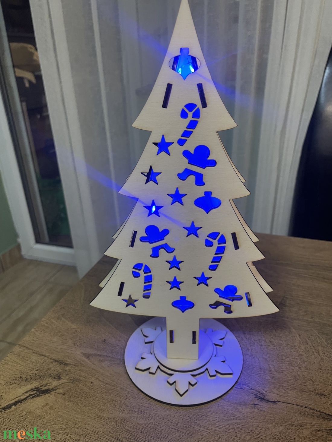 Karácsonyi ablakdísz - karácsony - karácsonyi lakásdekoráció - karácsonyi ablakdíszek, ablakmatricák - Meska.hu