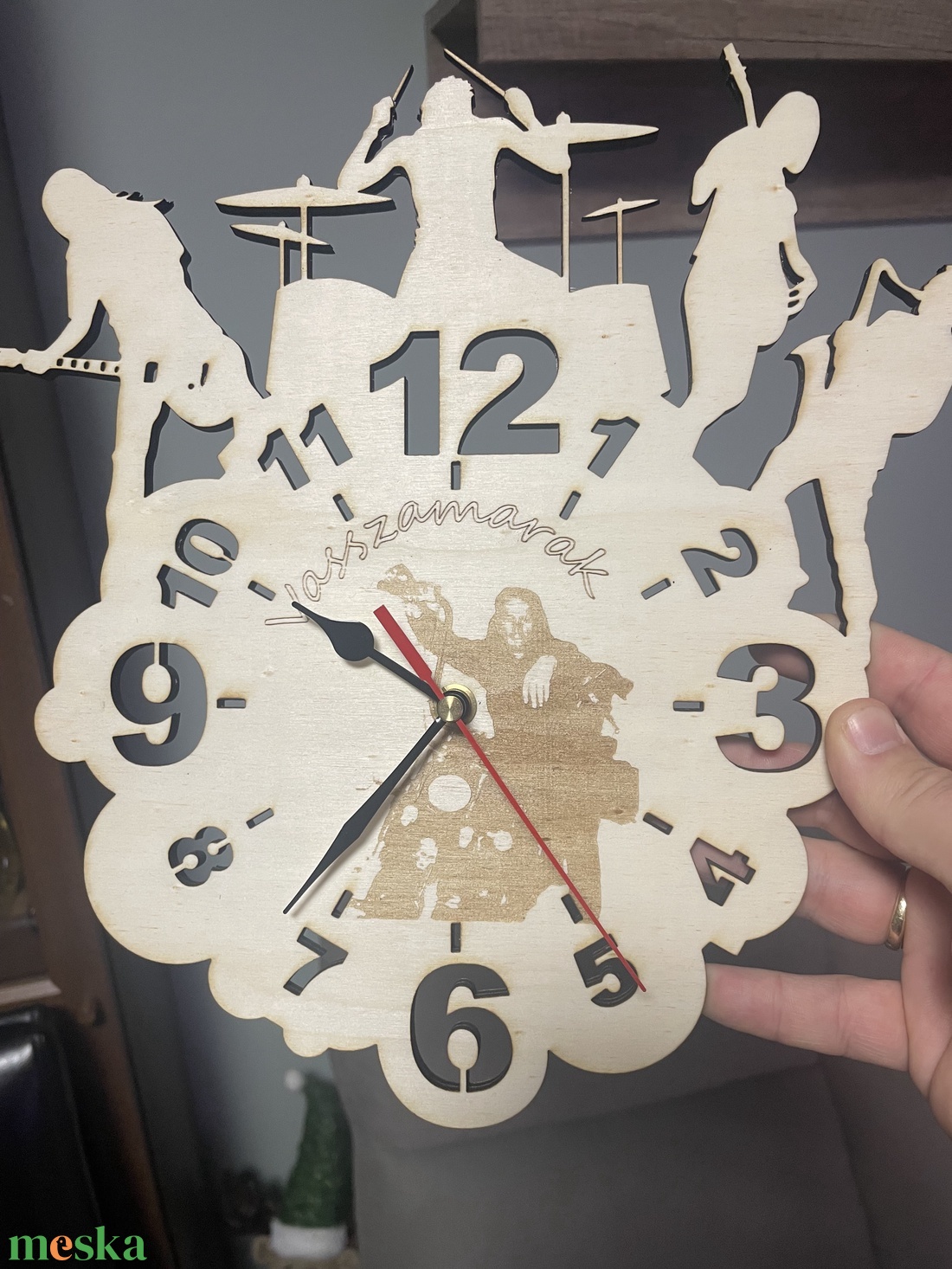 Rock banda falióra  - otthon & életmód - dekoráció - fali és függő dekoráció - falióra & óra - Meska.hu