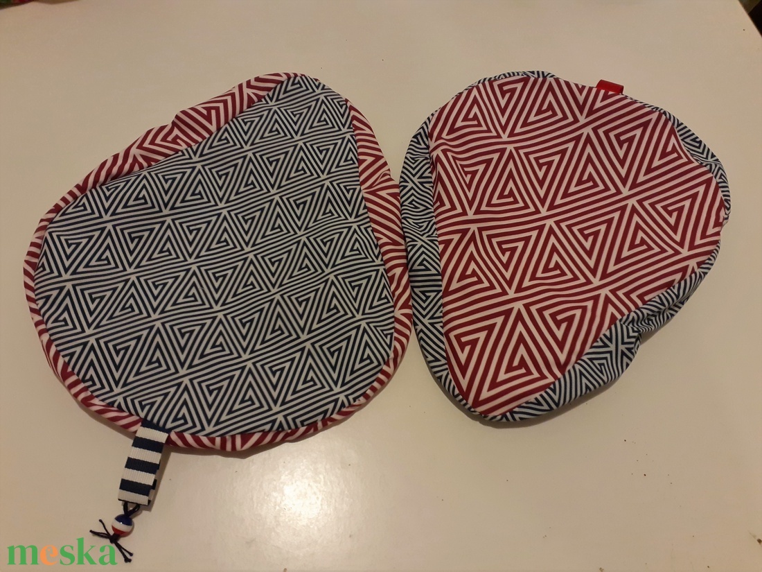 Vízhatlan nyeregvédő huzat, mintás biciklihuzat, textil nyeregvédő op-art mintával 2 változatban - táska & tok - edzőtáskák - edzőtáskák - Meska.hu