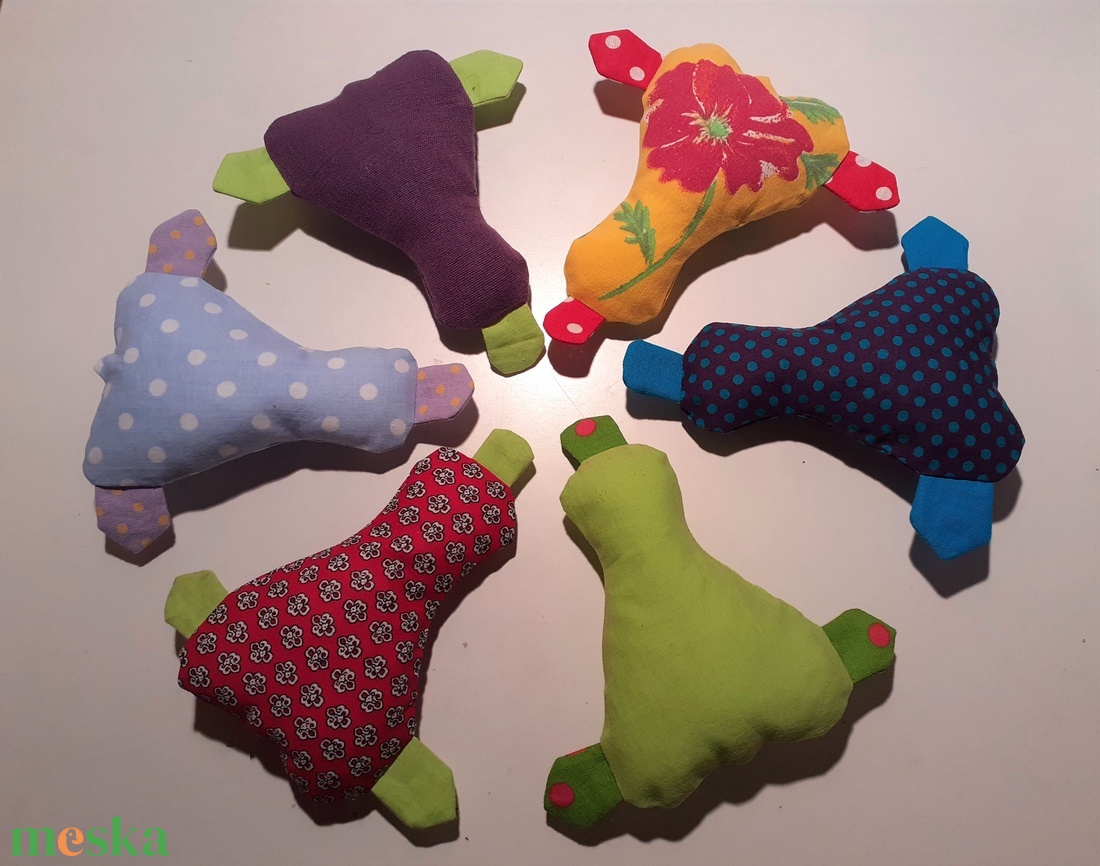 Vidám húsvéti kacsák, textil kacsák, babajáték, tavaszi dekoráció - otthon & életmód - dekoráció - dísztárgy - Meska.hu