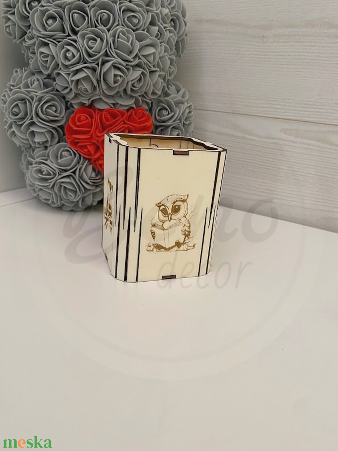 Gravírozott ceruzatartó - otthon & életmód - papír, írószer - ceruza & toll - Meska.hu