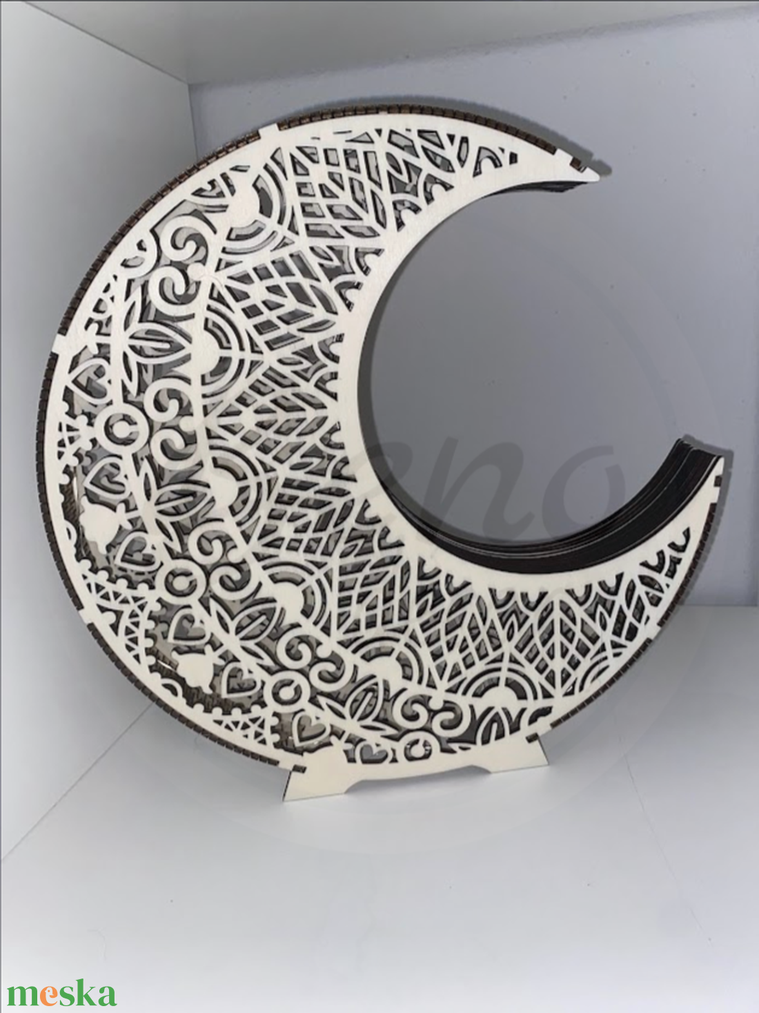 Hold alakú világító asztali lámpa - mandala - otthon & életmód - lámpa - asztali lámpa - Meska.hu Hold alakú világító asztali lámpa - mandala - otthon & életmód - lámpa - asztali lámpa - Meska.hu