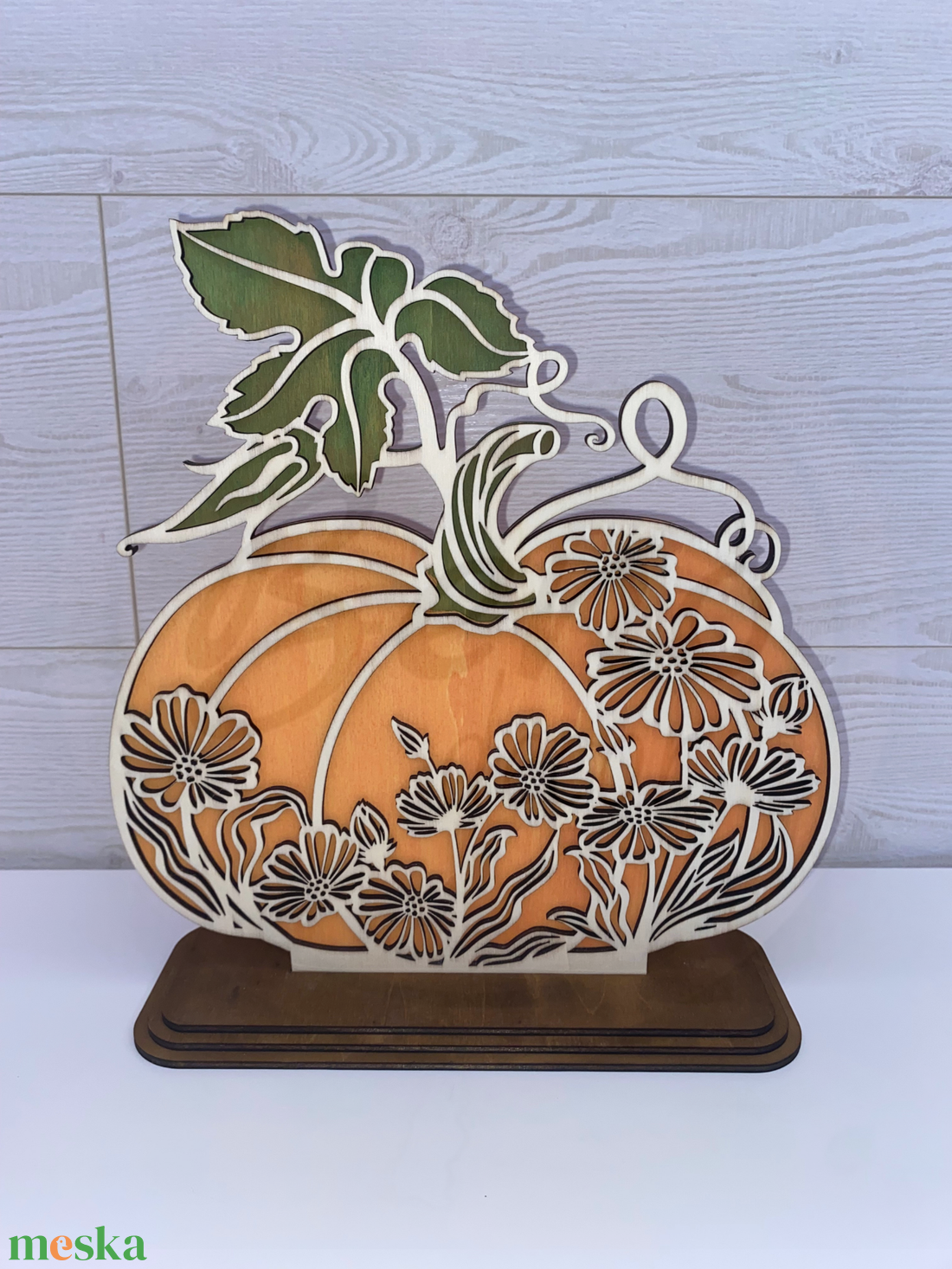 Virág mintás tök - otthon & életmód - dekoráció - halloween - halloweeni dekoráció - Meska.hu Virág mintás tök - otthon & életmód - dekoráció - halloween - halloweeni dekoráció - Meska.hu