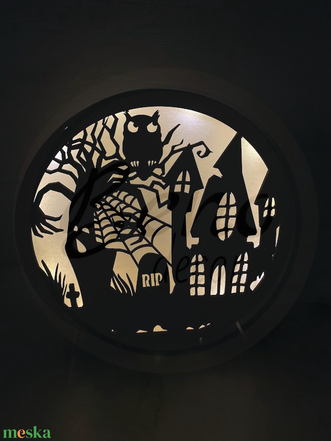 Halloween-i éjszakai lámpa - otthon & életmód - dekoráció - halloween - halloweeni tök - Meska.hu