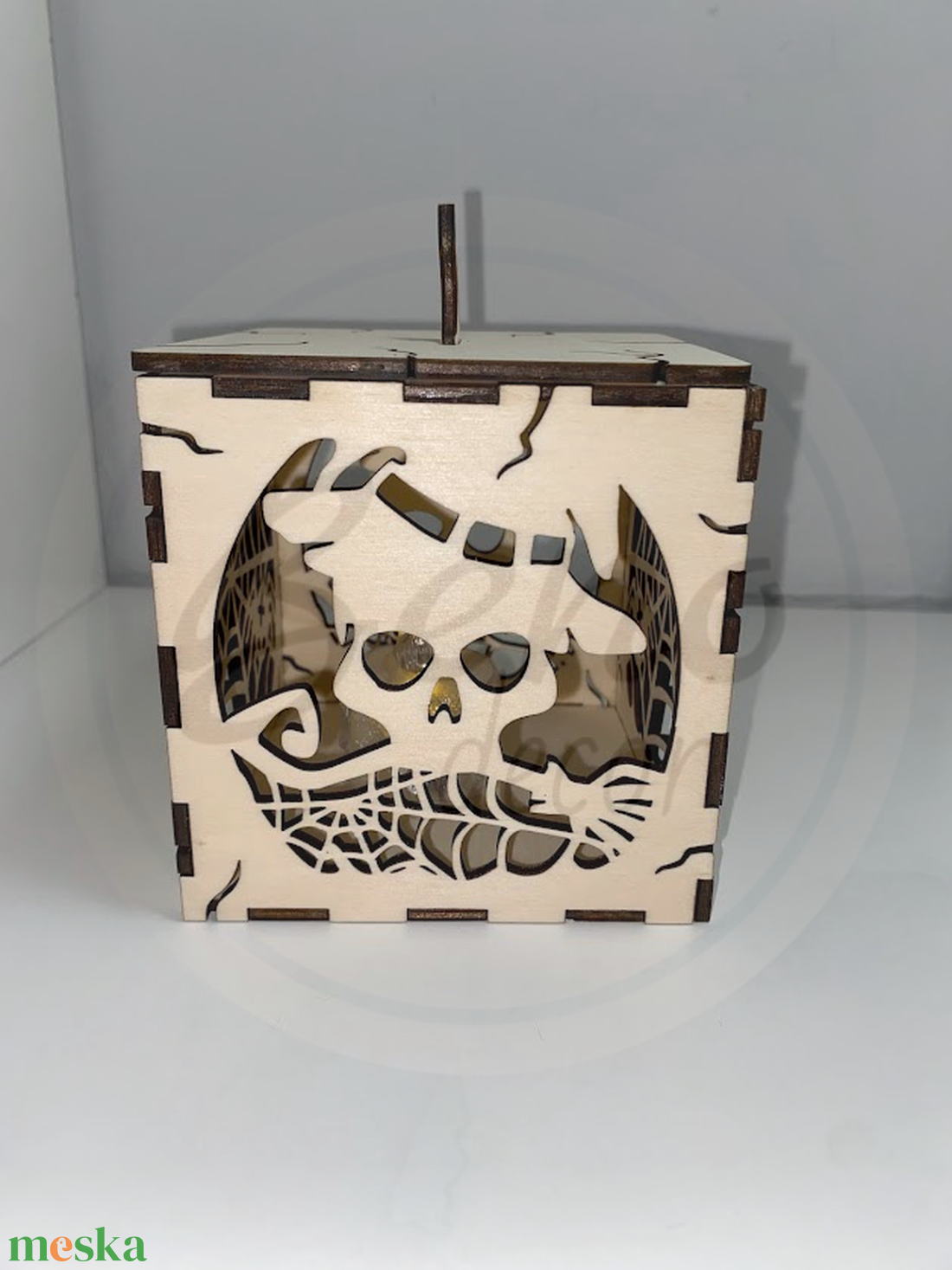Halloween-i lámpás koponya és pókháló mintával - otthon & életmód - dekoráció - halloween - halloweeni tök - Meska.hu Halloween-i lámpás koponya és pókháló mintával - otthon & életmód - dekoráció - halloween - halloweeni tök - Meska.hu