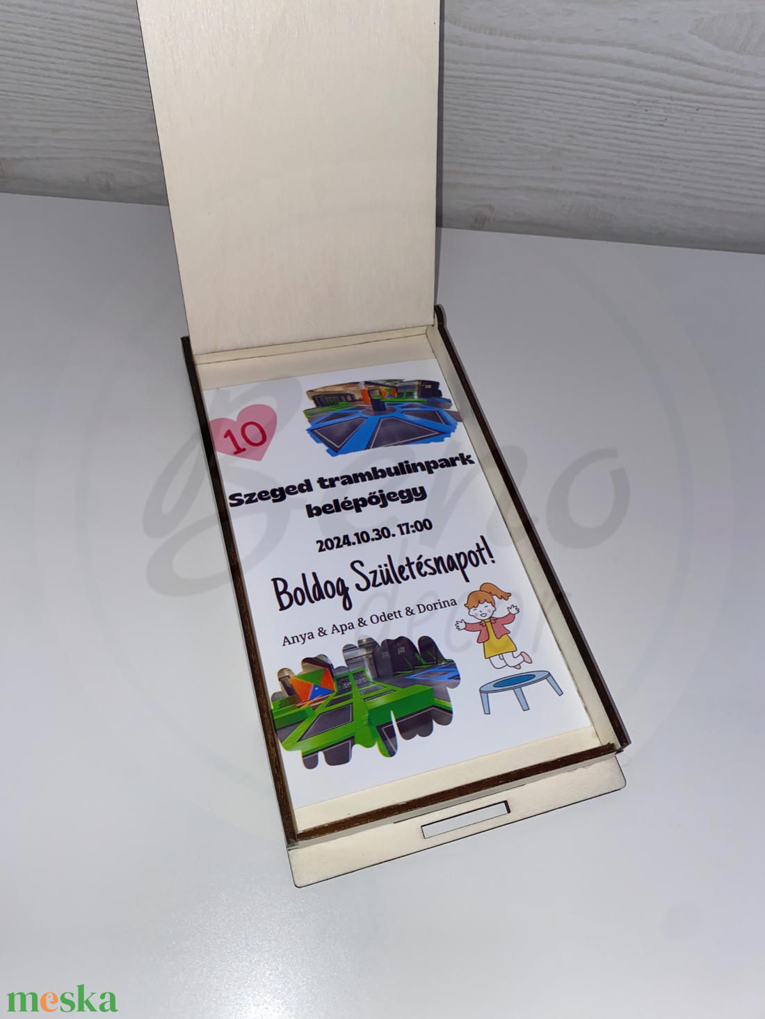 Pénz/utalványátadó doboz Születésnapra - otthon & életmód - dekoráció - asztal és polc dekoráció - díszdoboz - Meska.hu