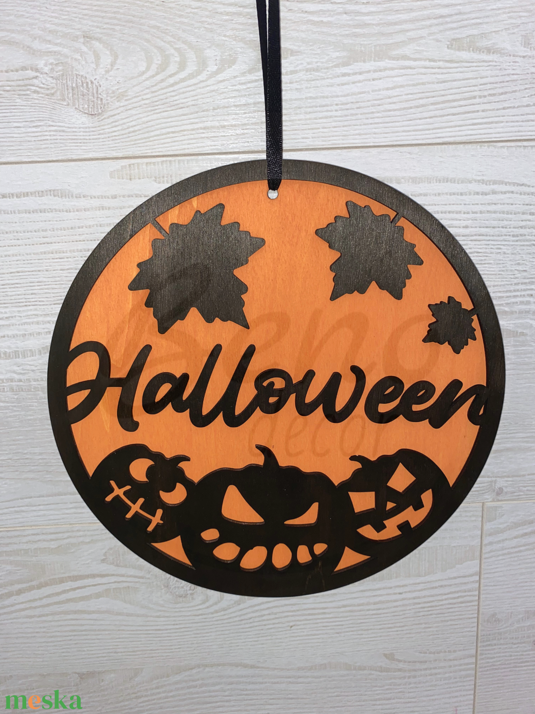 Halloween-i ajtódísz - otthon & életmód - dekoráció - halloween - halloweeni ajtódíszek és ablakdíszek - Meska.hu