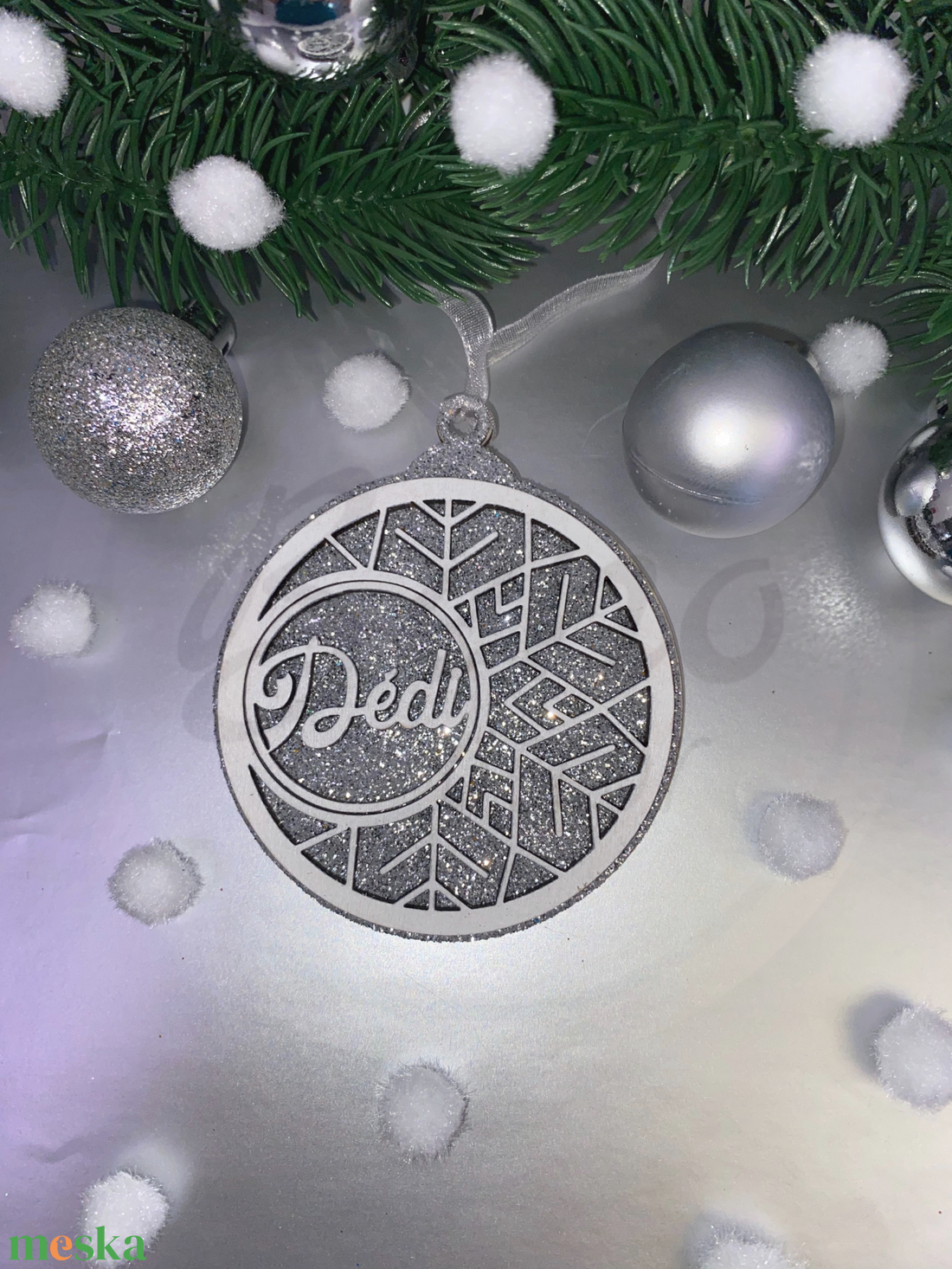 Karácsonyfadísz - Dédi felirat - karácsony - karácsonyi lakásdekoráció - karácsonyfadíszek - Meska.hu