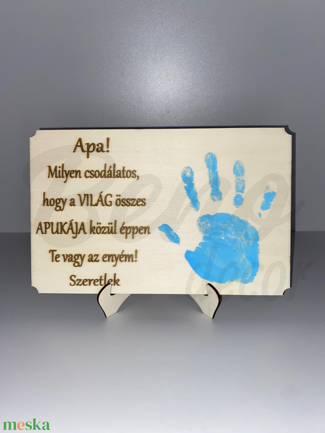 Apák napi tábla - kéznyomattal - otthon & életmód - dekoráció - asztal és polc dekoráció - asztaldísz - Meska.hu Apák napi tábla - kéznyomattal - otthon & életmód - dekoráció - asztal és polc dekoráció - asztaldísz - Meska.hu
