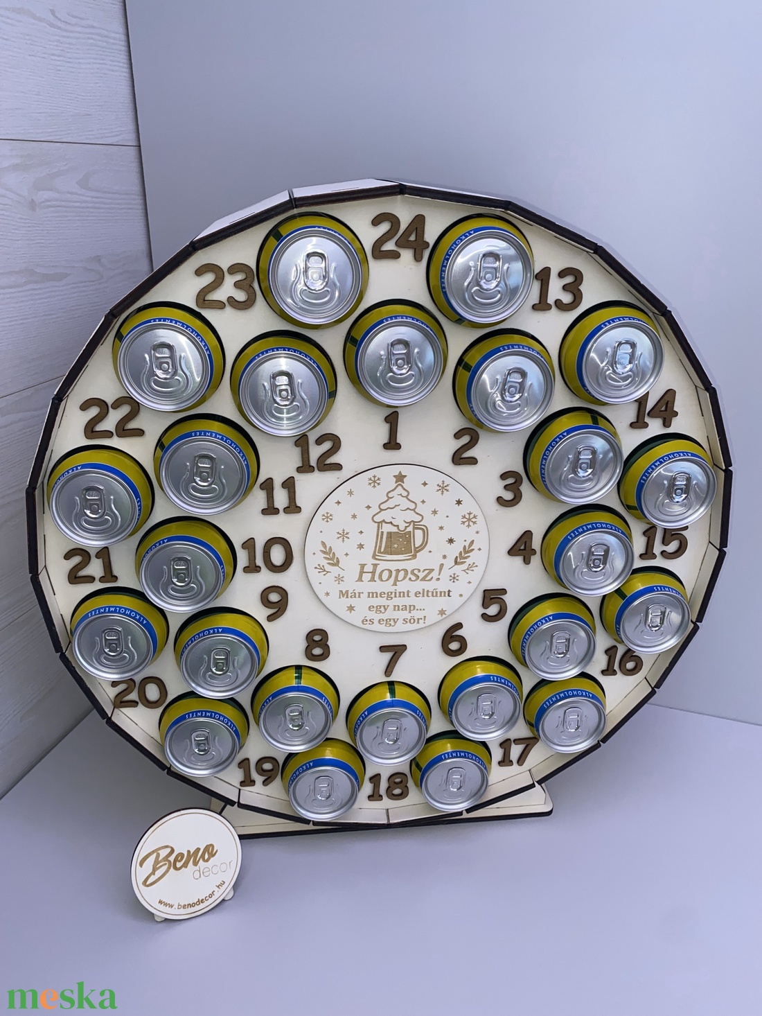Sörös adventi naptár  24 napos sörösdoboz tartó - karácsony - adventi díszek - adventi naptár - Meska.hu