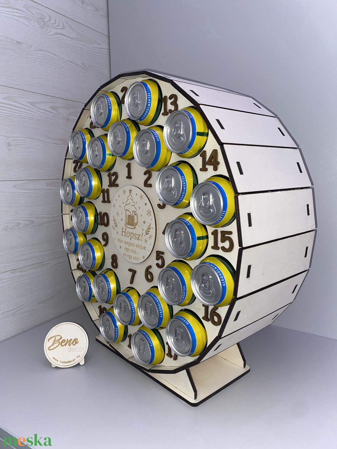 Sörös adventi naptár  24 napos sörösdoboz tartó - karácsony - adventi díszek - adventi naptár - Meska.hu