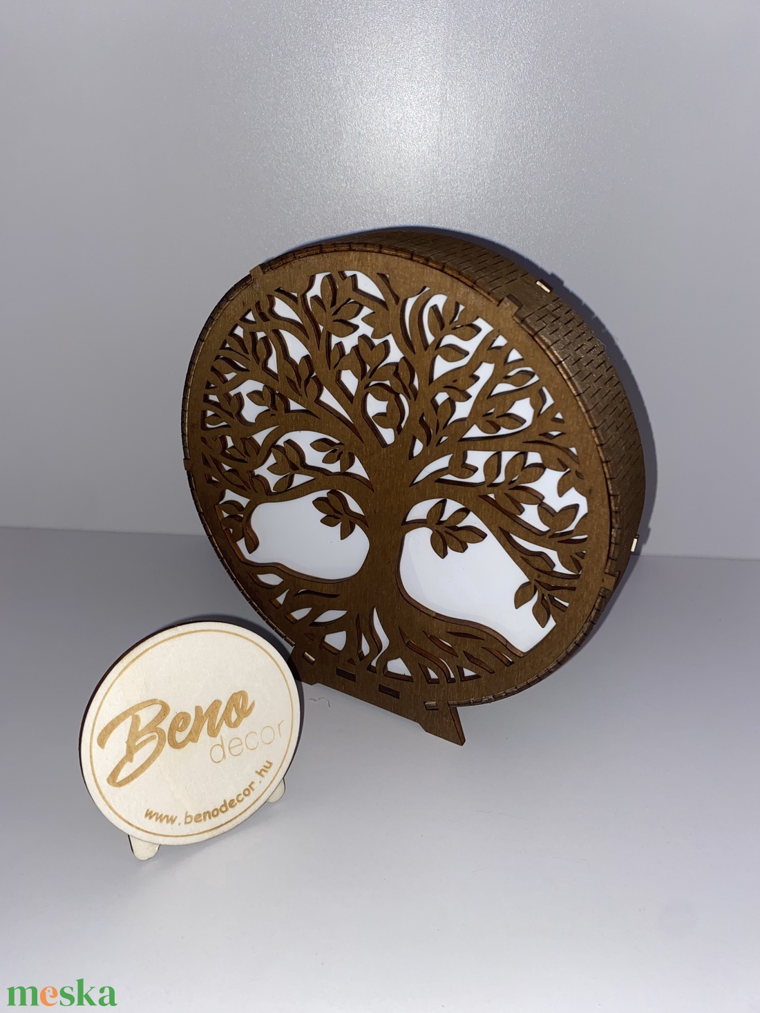 Világító életfa dekoráció - otthon & életmód - dekoráció - asztal és polc dekoráció - asztaldísz - Meska.hu