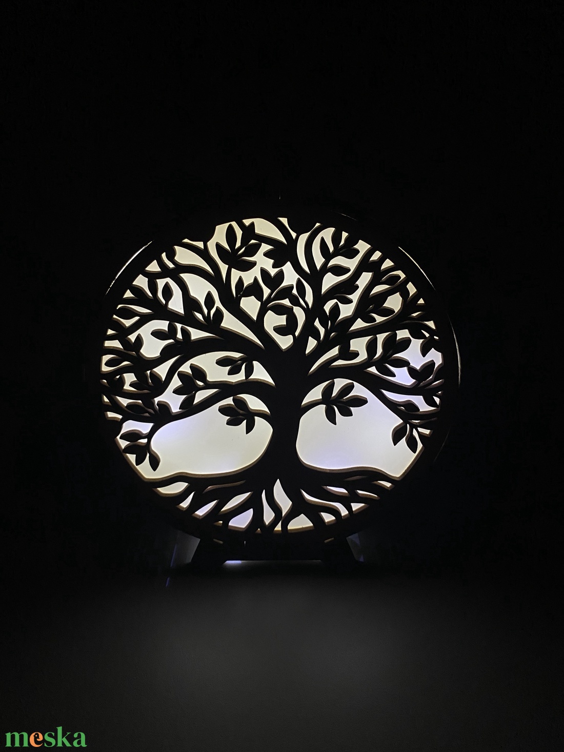Világító életfa dekoráció - otthon & életmód - dekoráció - asztal és polc dekoráció - asztaldísz - Meska.hu