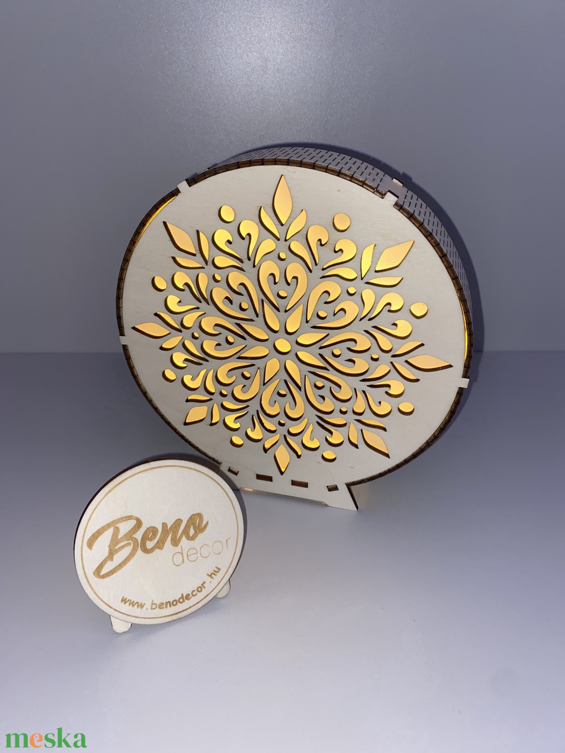 Virágmintás hangulatlámpa - otthon & életmód - dekoráció - asztal és polc dekoráció - asztaldísz - Meska.hu