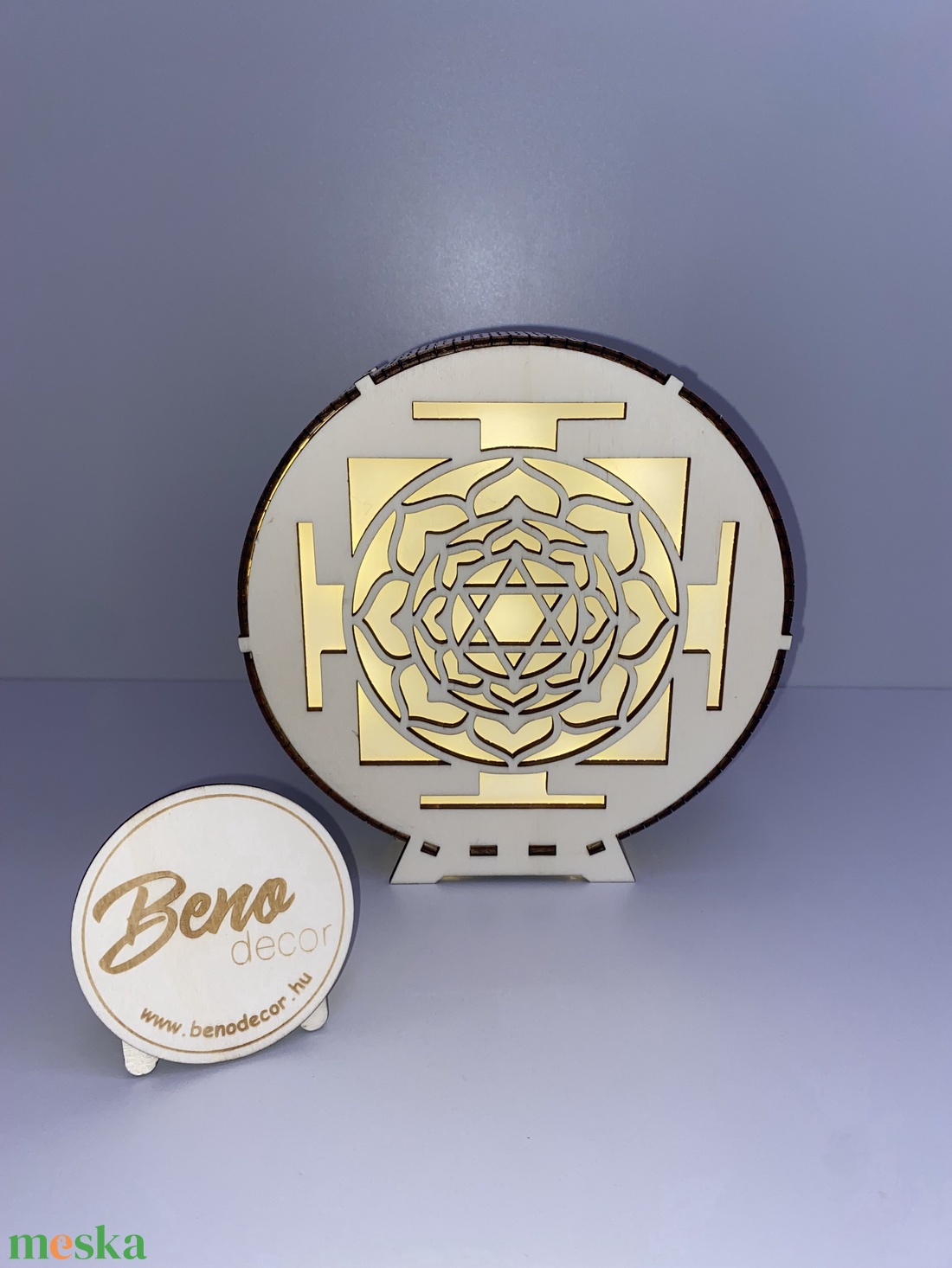 Virágmintás hangulatlámpa - LED-es dekoráció - otthon & életmód - dekoráció - asztal és polc dekoráció - asztaldísz - Meska.hu