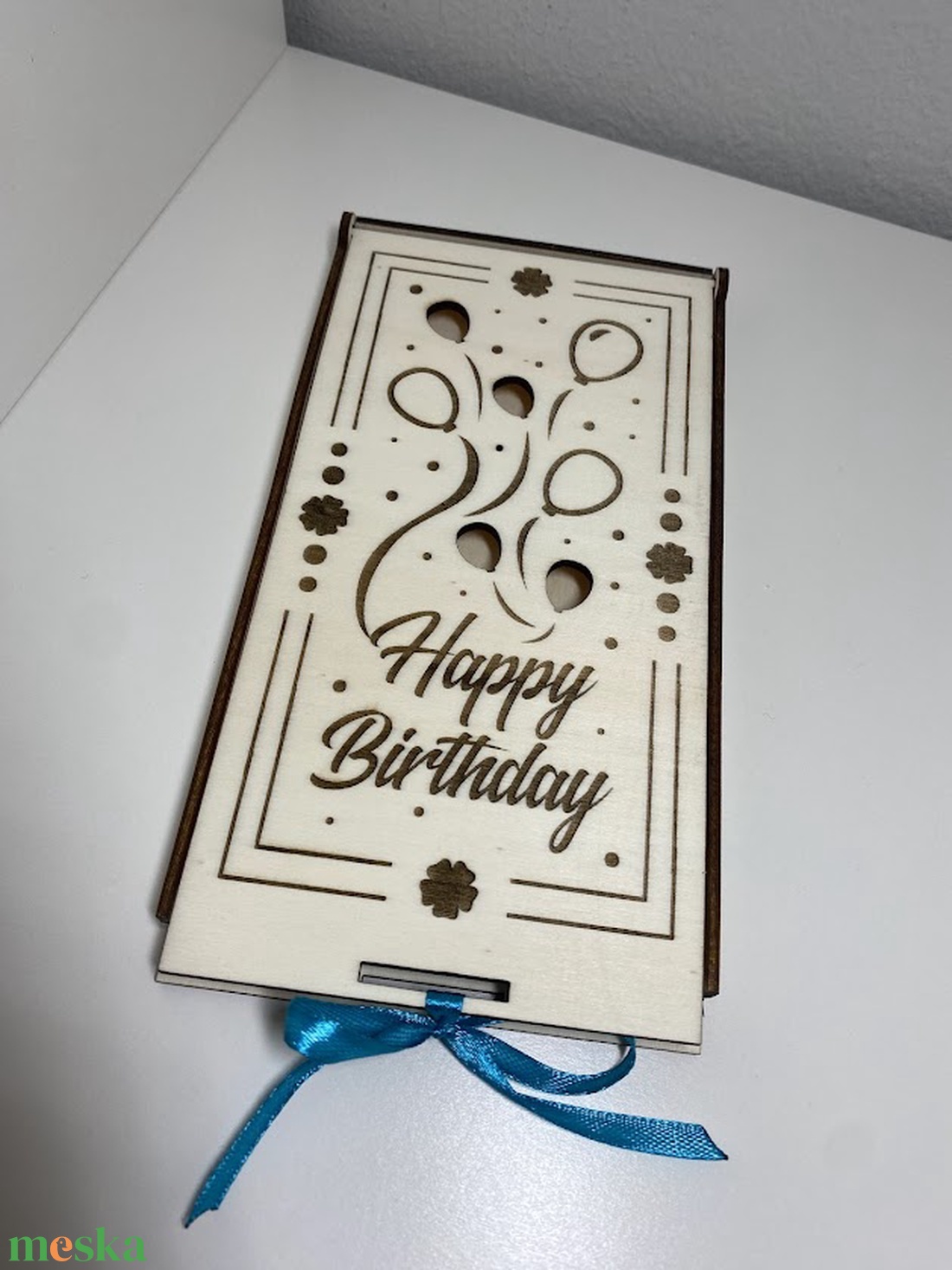 Pénz/utalványátadó doboz születésnapra - otthon & életmód - dekoráció - asztal és polc dekoráció - díszdoboz - Meska.hu