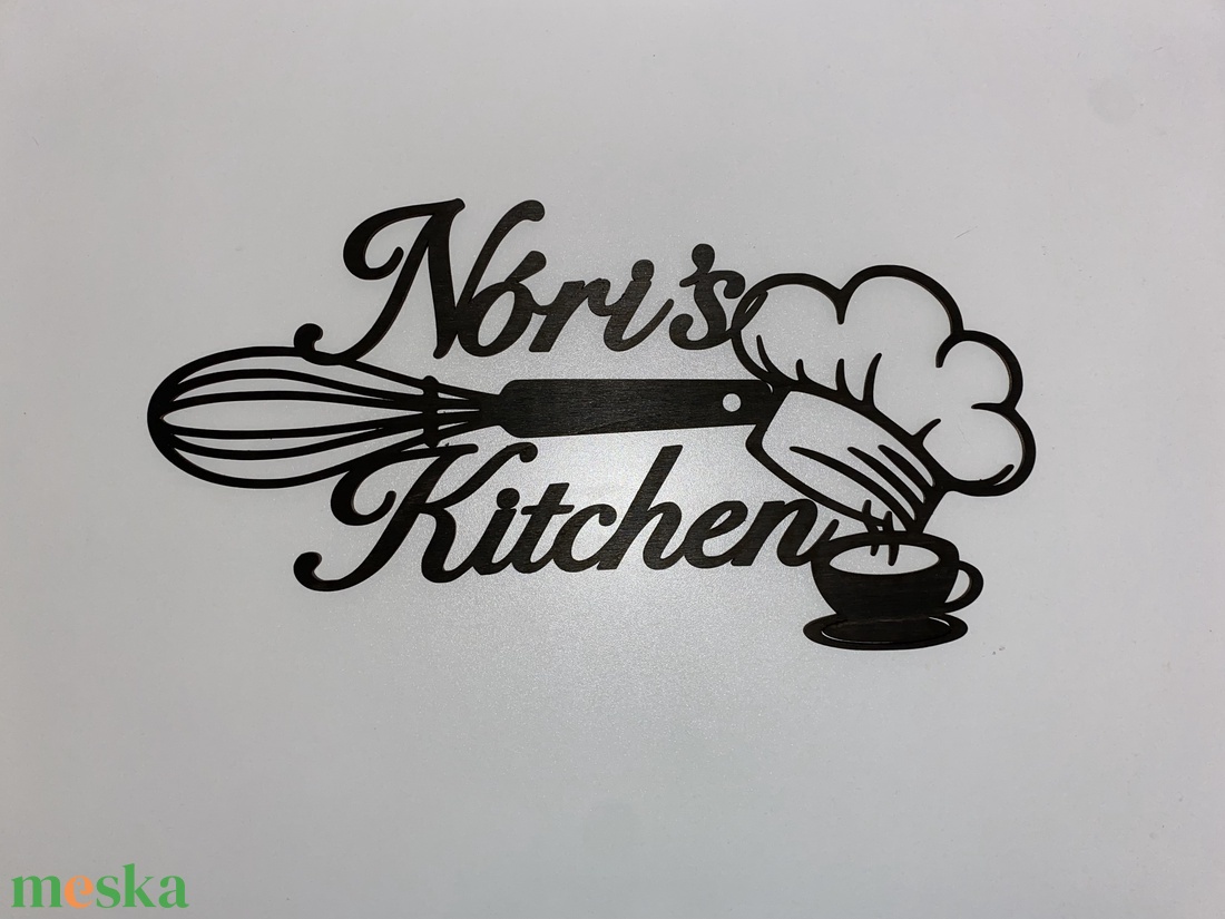 Öntapadós konyhai faldekor � egyedi feliratta - otthon & életmód - dekoráció - fali és függő dekoráció - betű & név - Meska.hu