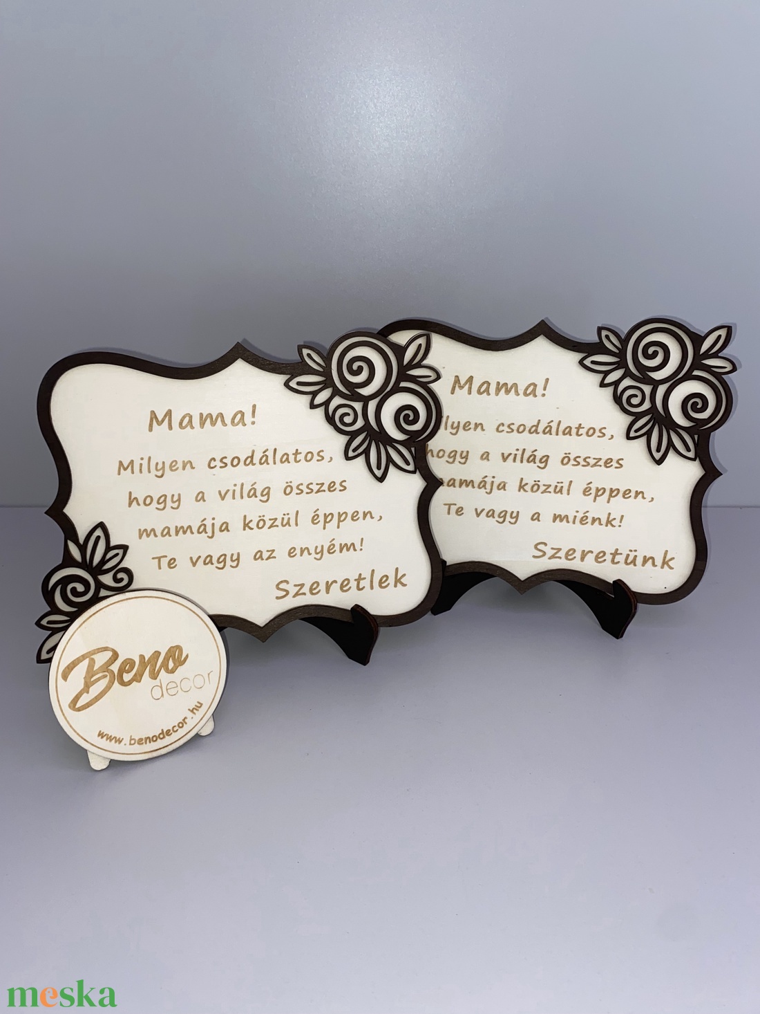     Anyák napi idézetes tábla � gravírozott ajándék mamának - otthon & életmód - dekoráció - asztal és polc dekoráció - gravírozott táblák - Meska.hu